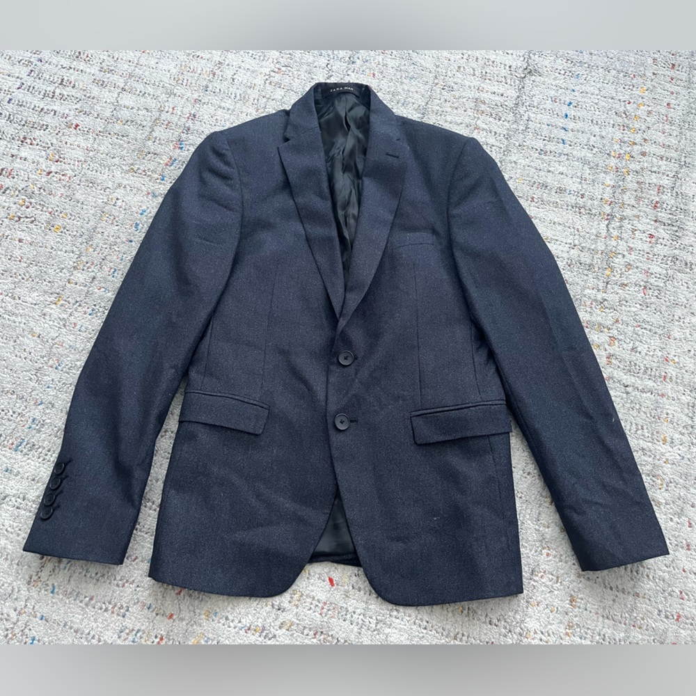 Men's Navy Blue Zara Blazer